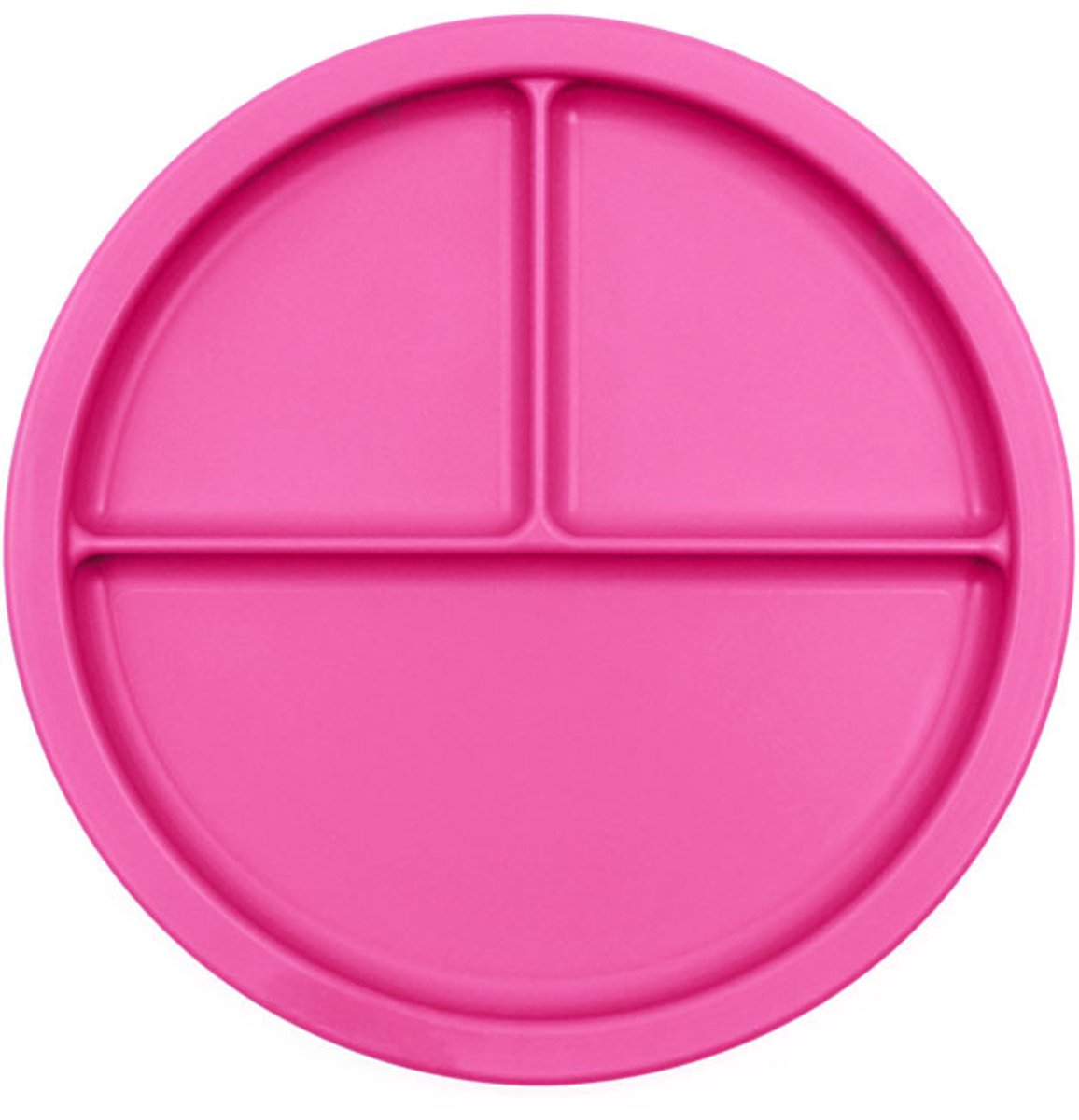 ARK Therapeutic bord kunststof - divided section plate roze kinderservies.