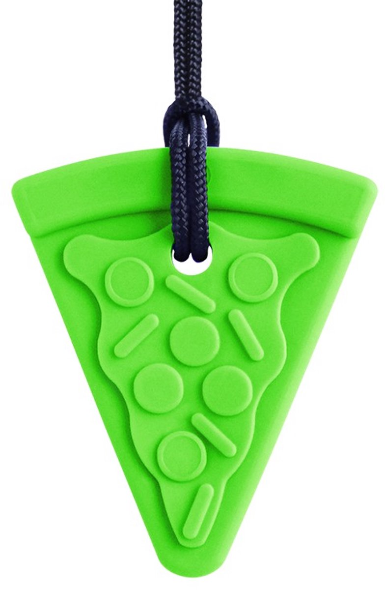 ARK Therapeutic kauwketting pizza sensorisch speelgoed lime groen XT.