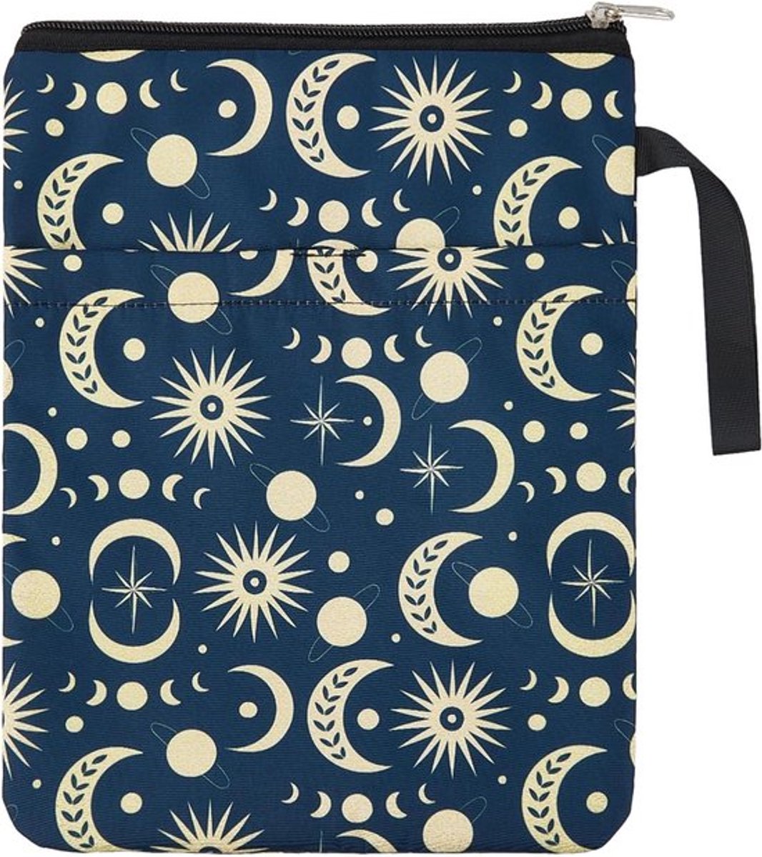 Boekhoes met Sparkly Moon Stars Thema, Waterdicht en Herbruikbaar