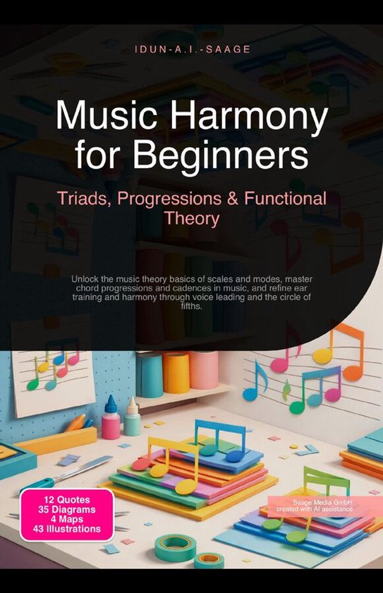 Music Harmony for Beginners: Triads, Progressions & Function ... - cover