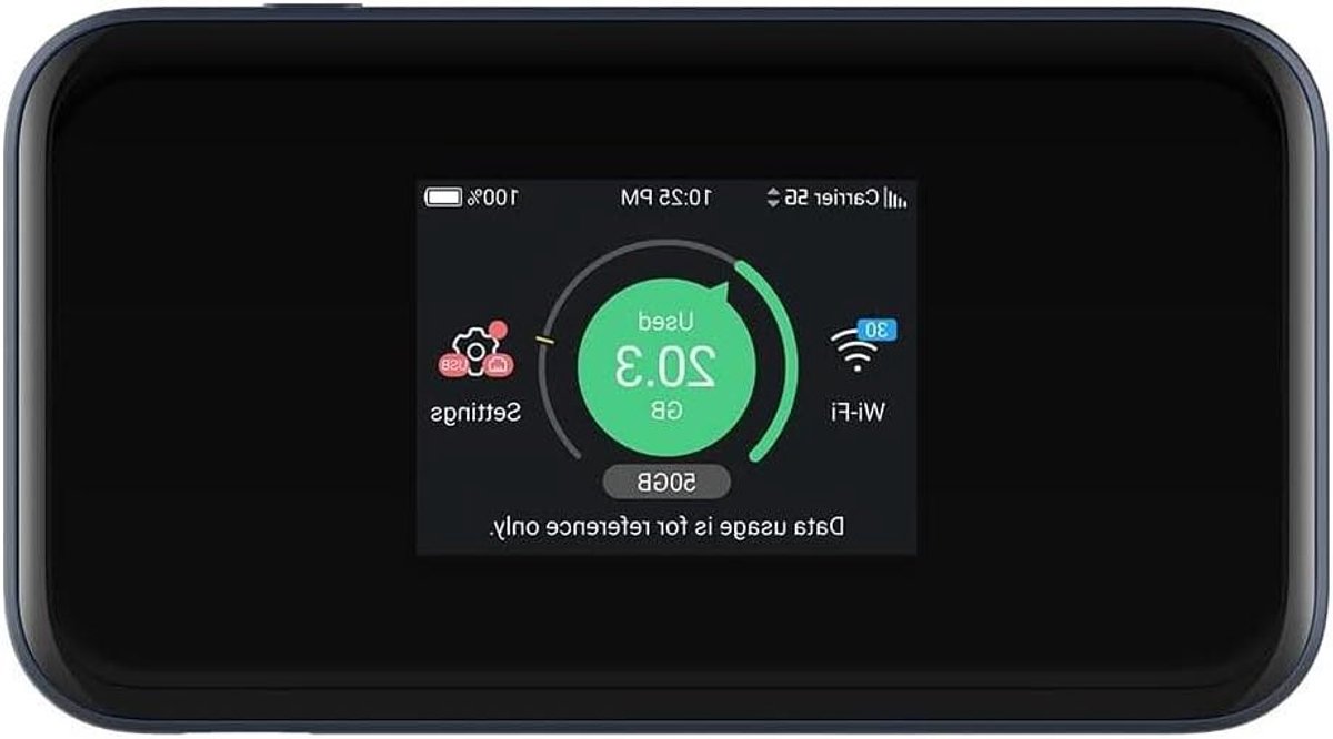 Draagbare 5G WiFi Router - Mobiele Hotspot - Internet Delen Onderweg - Wi-Fi 6 en 5G Ondersteuning