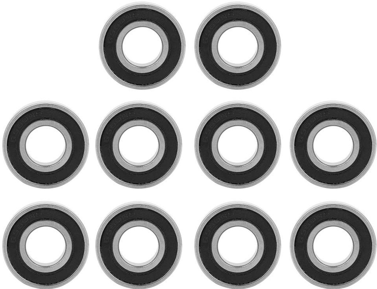 6900RS RVS Kogelbussen 10mm - Set van 10 - Dubbel Afgeschermd Hoogwaardige Lagervet