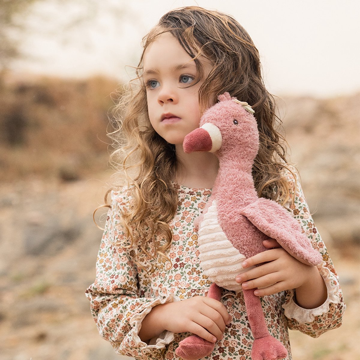 Little Dutch Safari Friends Knuffel Flamingo - 35 cm — afbeelding 6