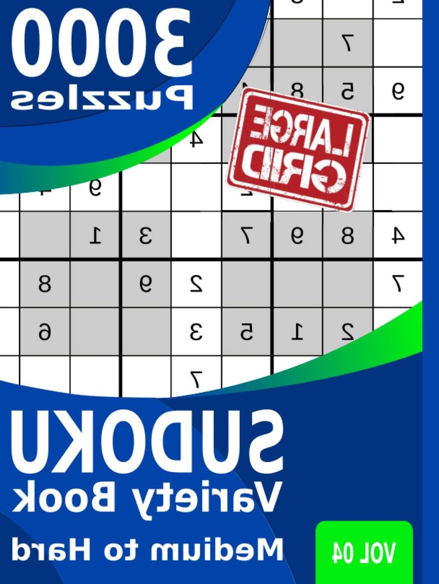Sudoku Variatie Boek - Puzzelboek Volwassenen - Hersengymnastiek - 3000 Puzzels - 504 Pagina's - Niet gespecificeerd