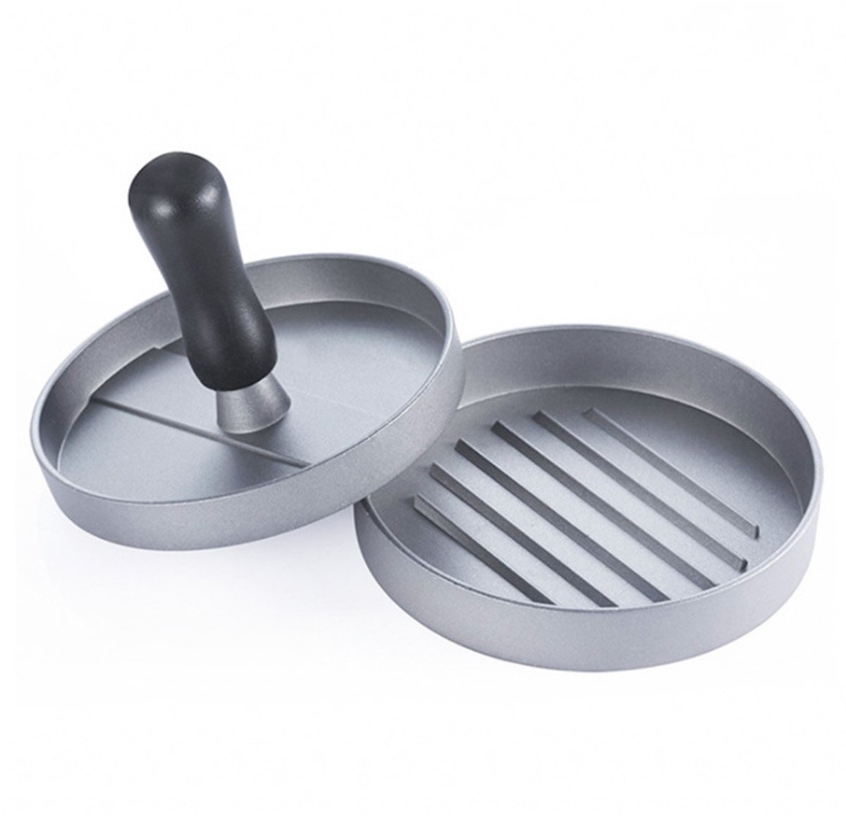 Go Go Gadget - Hamburgerpers - BBQ Accessoires - RVS - ø 11,5cm - 1 stuk