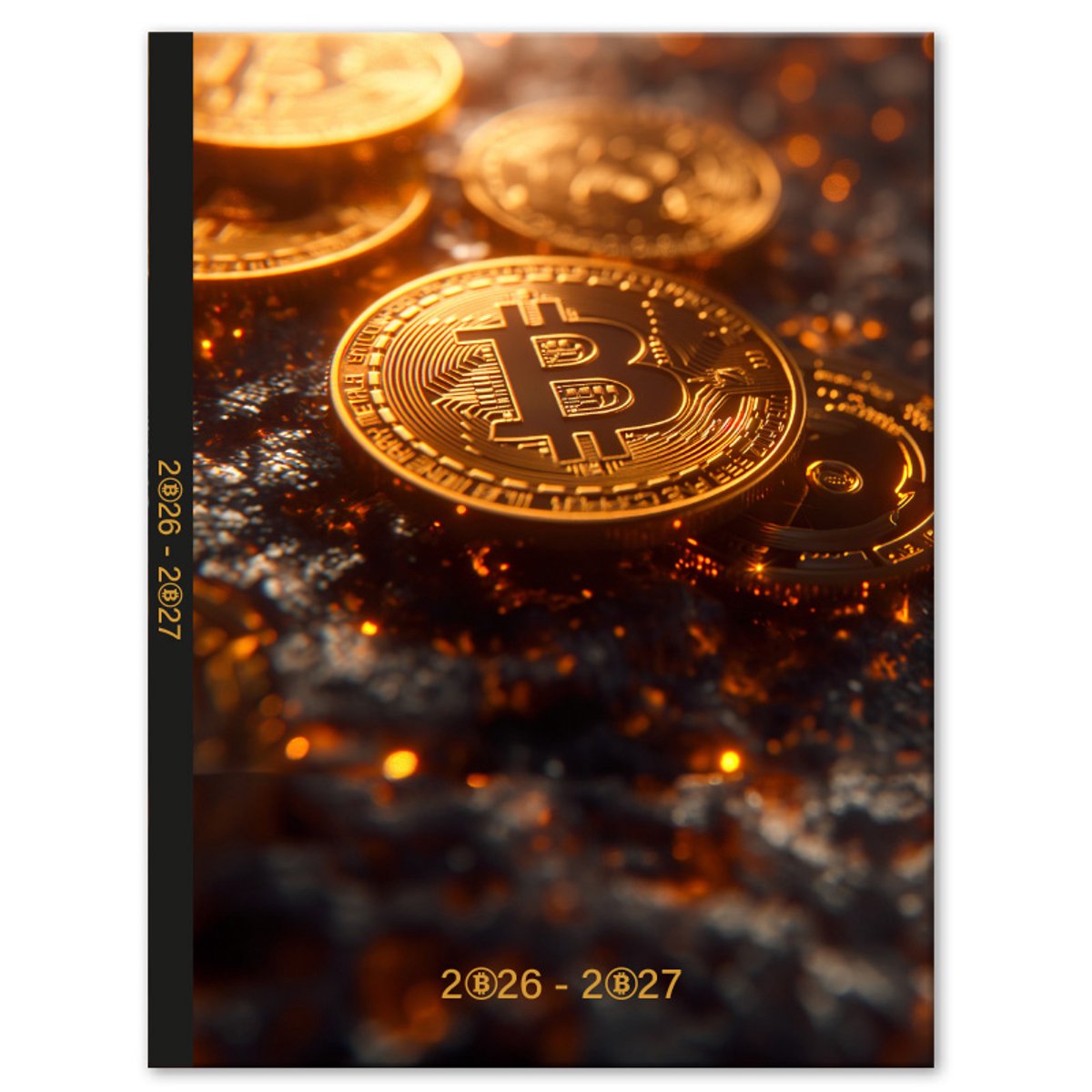 SOHO Agenda - A5 Formaat - 21x14,5cm - Jaar 26/27 - 12 maanden - Augustus t/m Juli - 1 week op 2 pagina's - Harde kaft - Met leeslint - Crypto