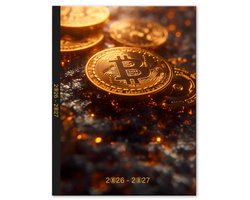 SOHO Agenda - A5 Formaat - 21x14,5cm - Jaar 26/27 - 12 maanden - Augustus t/m Juli - 1 week op 2 pagina's - Harde kaft - Met leeslint - Crypto