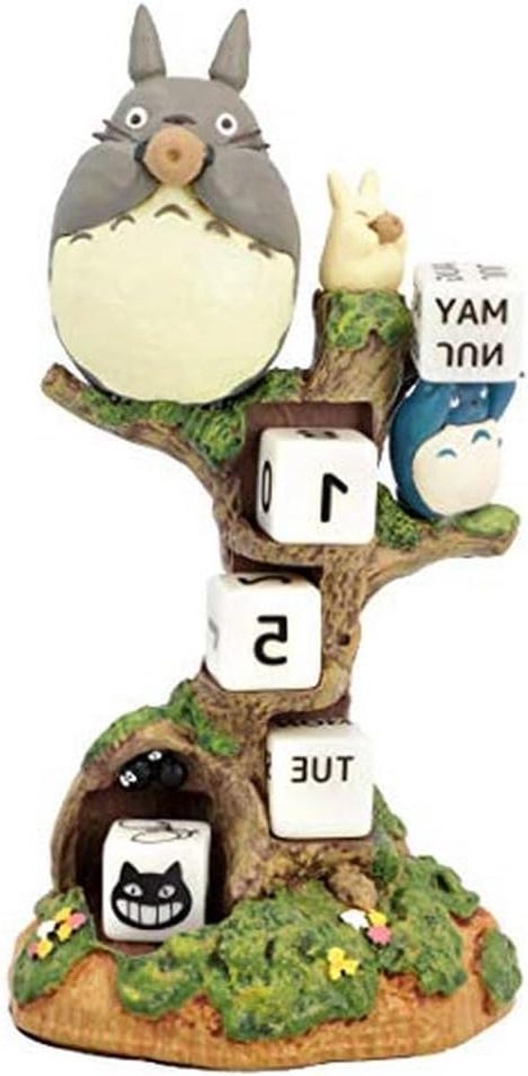 Totoro Ocarina Kalender - Perpetuele Bureaukalender - Dagelijkse Planning - Drie Totoros Ocarina Concert