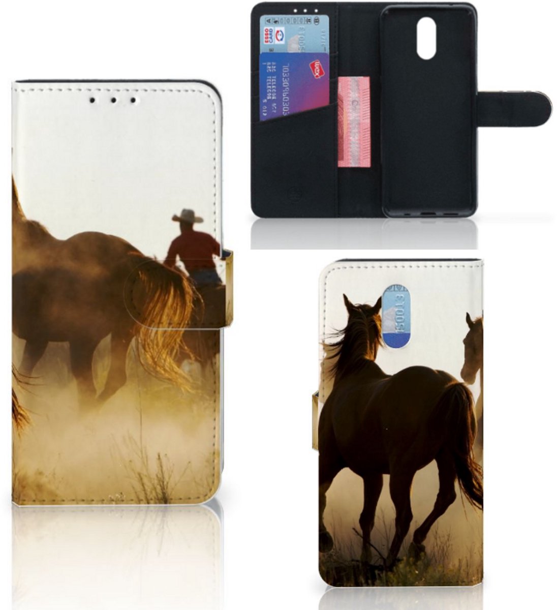 Nokia 2.3 Telefoonhoesje met Pasjes Design Cowboy