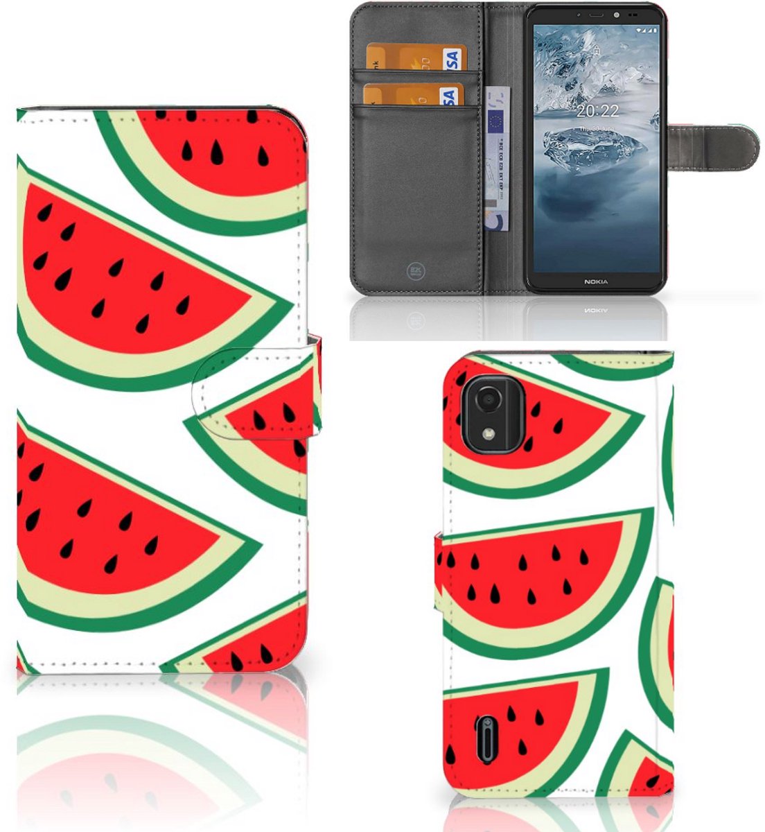 Nokia C2 2nd Edition Book Cover Watermelons