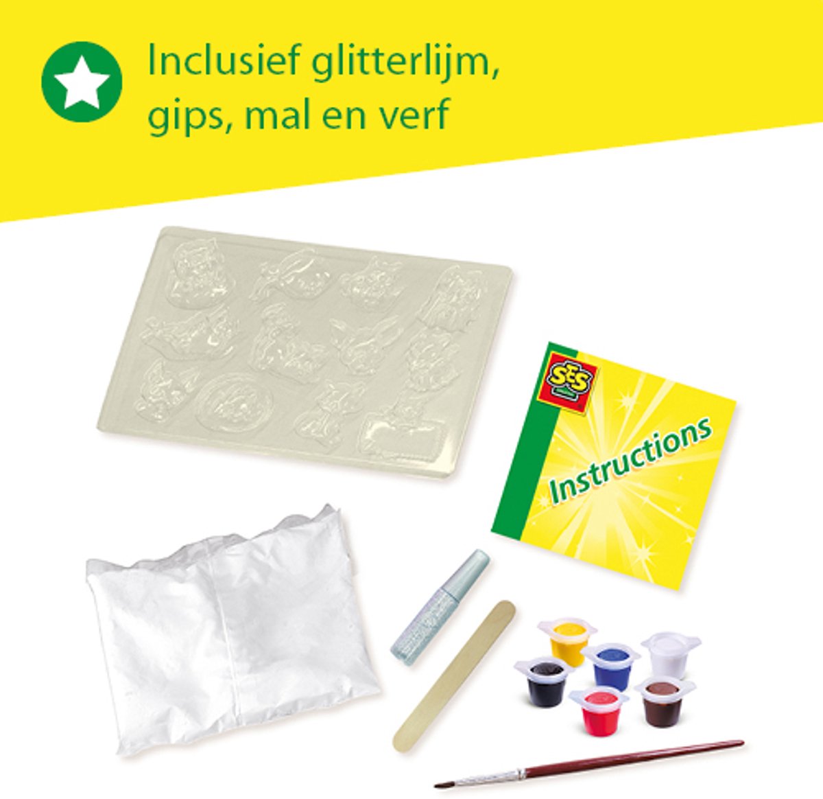 SES Creative - Hobby Pink - Gieten en Schilderen - Katten en Honden - Knutselen Meisjes - Sneldrogend - Vanaf 5 jaar — afbeelding 3