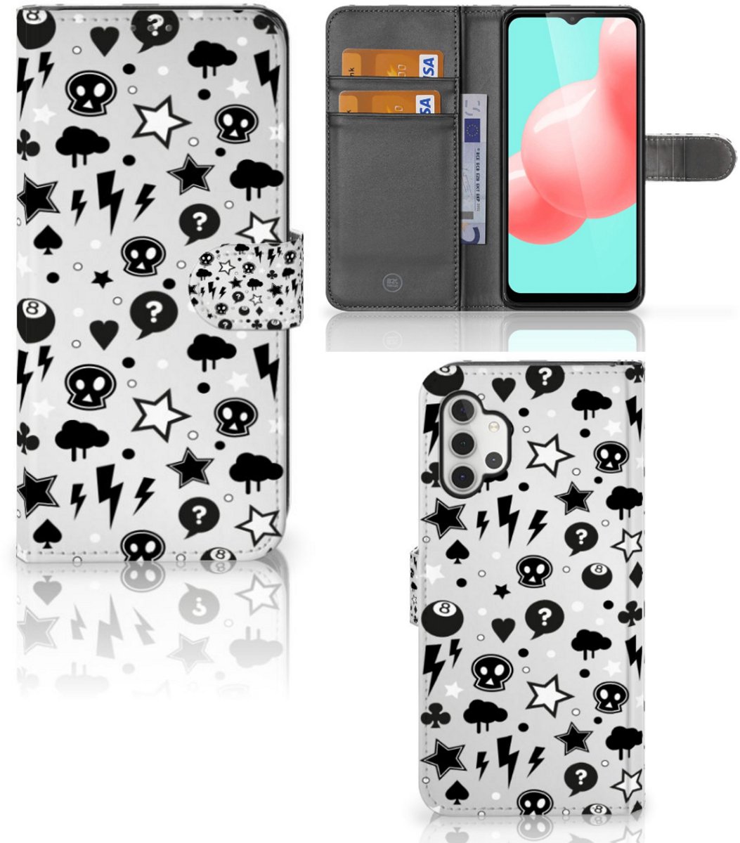 Telefoonhoesje met Naam Samsung Galaxy A32 5G Silver Punk