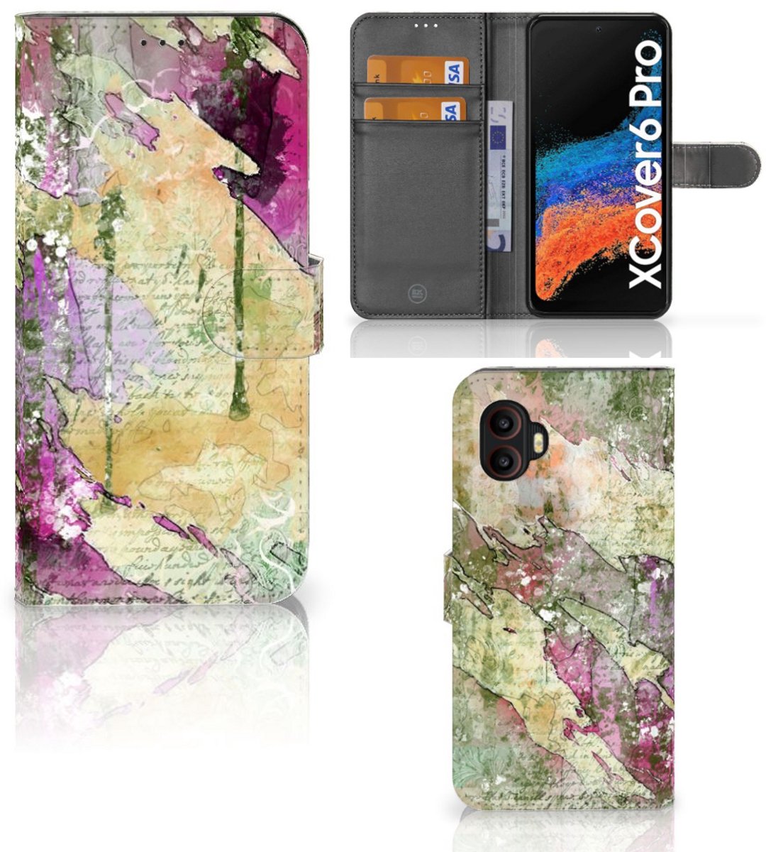 Hoesje Samsung Galaxy Xcover 6 Pro Letter Painting