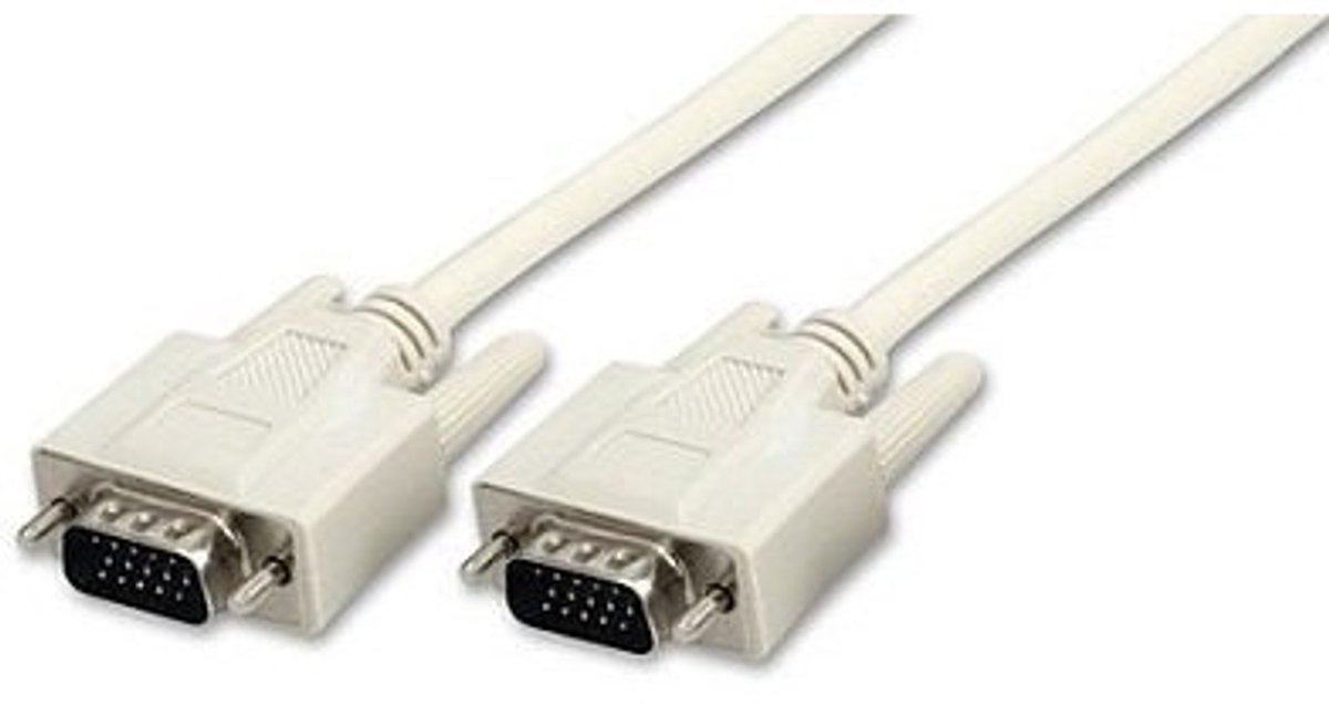 nuovaVideosuono D-Sub 1.5m M-M VGA kabel 1,5 m VGA (D-Sub) Wit