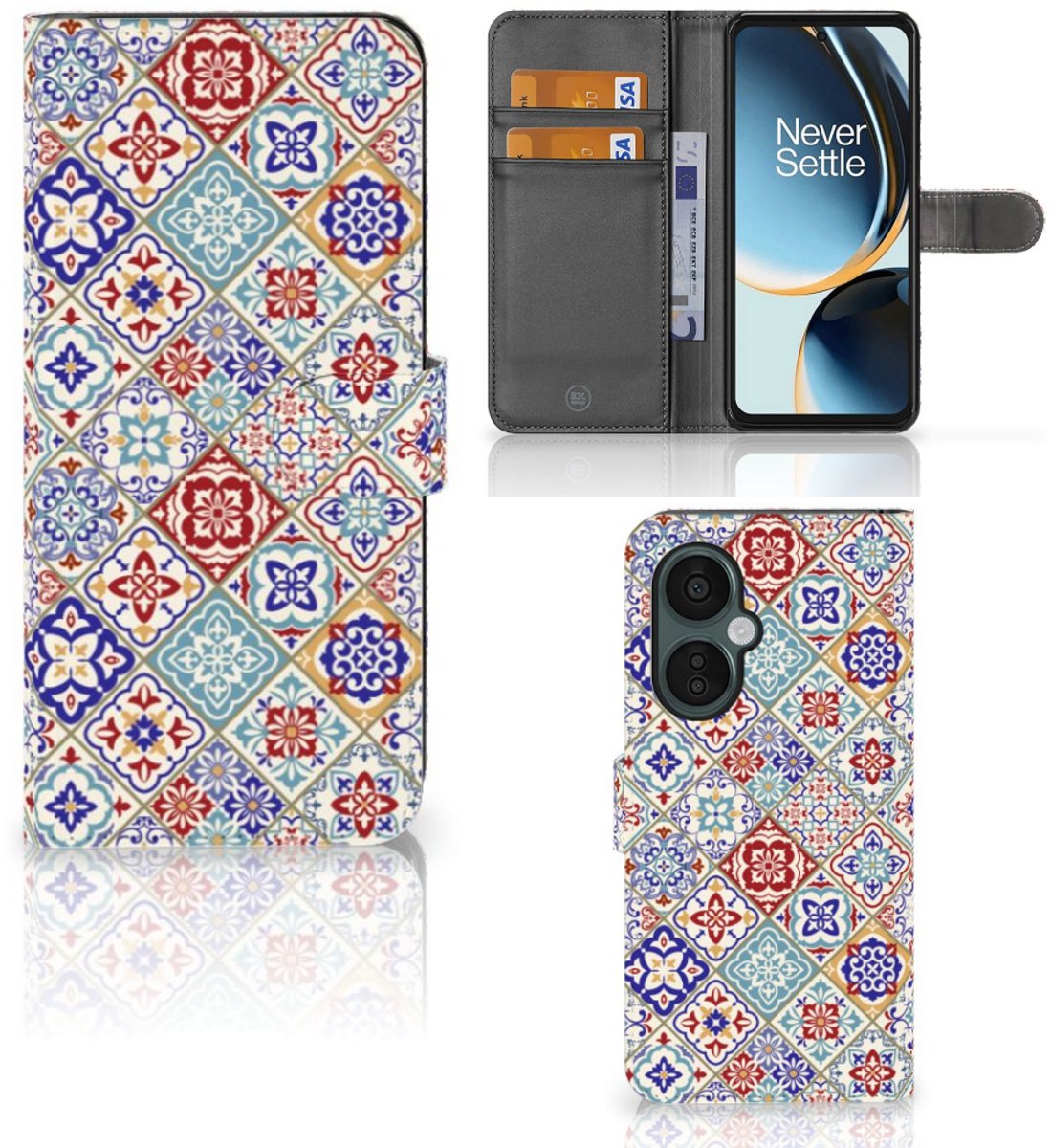OnePlus Nord CE 3 Lite Bookcase Tiles Color