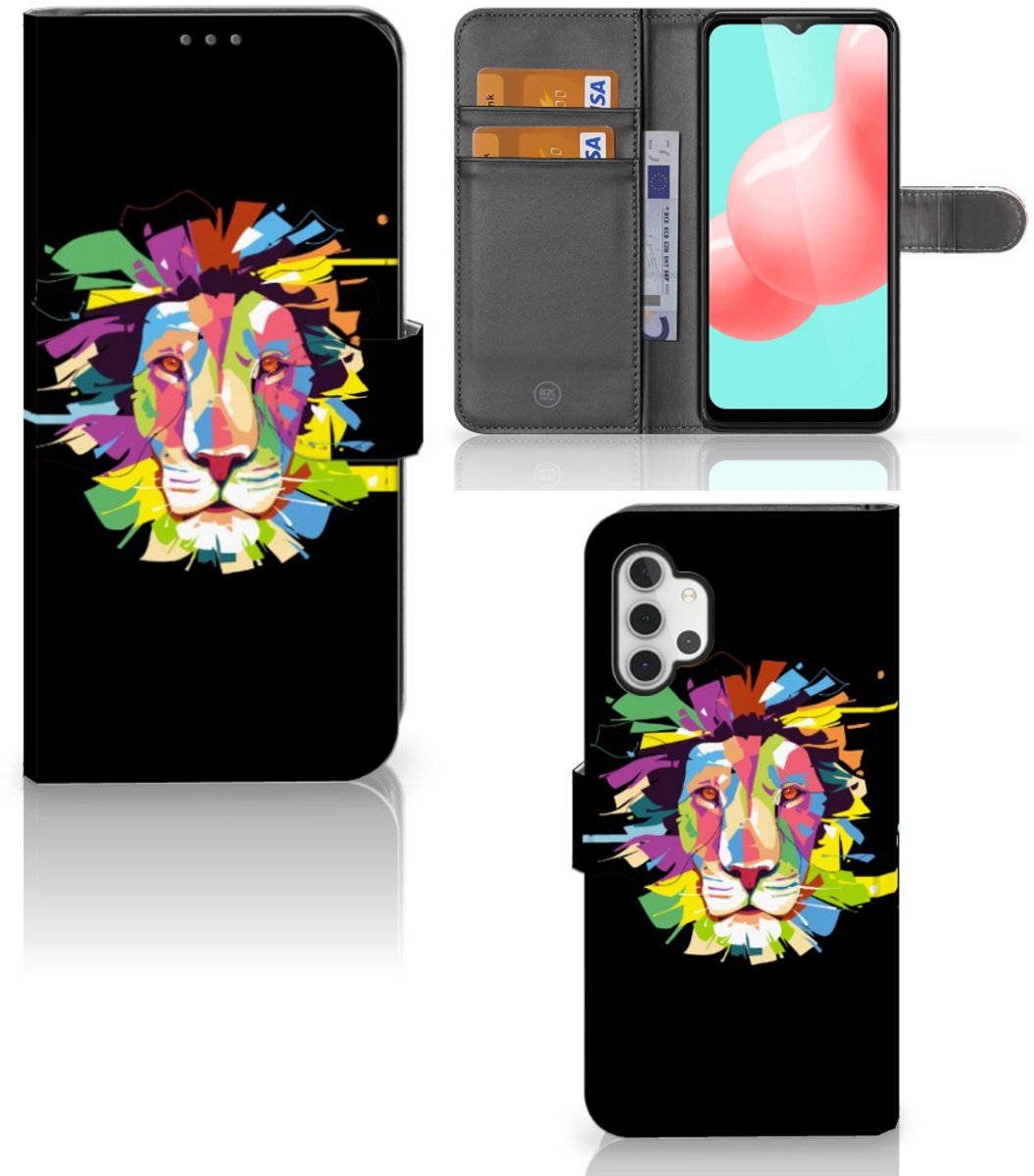 Samsung Galaxy A32 5G Leuk Hoesje Lion Color