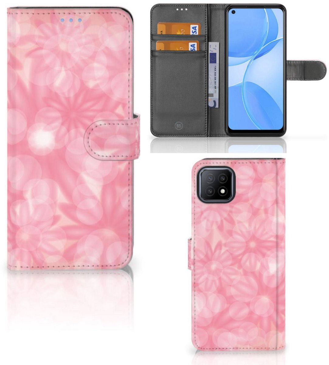 OPPO A73 5G Hoesje Spring Flowers