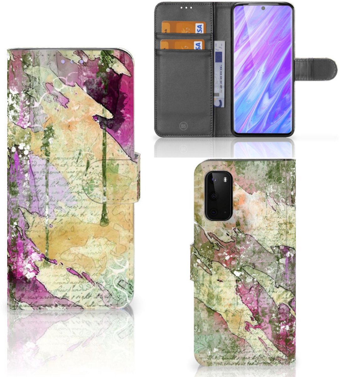 Hoesje Samsung Galaxy S20 Letter Painting