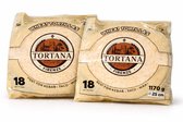 Wraps 25 cm – Tortana – 6 x 18 Stuks – Grote Wraps – Tarwe Tortilla’s – Horeca Verpakking