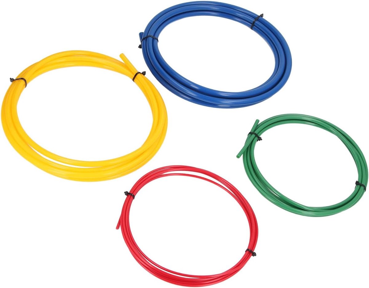 4-delige buigset voor koperen leidingen, herbruikbare kunststof buiger voor airconditioning, eenvoudig te gebruiken buiggereedschap voor 1/4in, 3/8in, 1/2in en 5/8in leidingen, ideaal voor HVAC-installaties en klussen