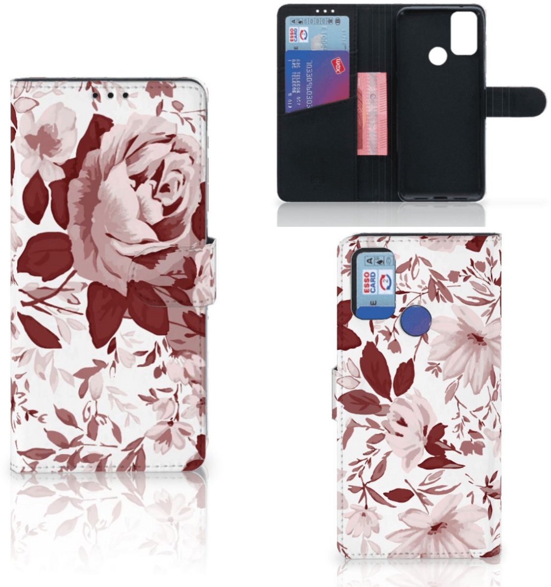 Hoesje Alcatel 1S (2021) Watercolor Flowers