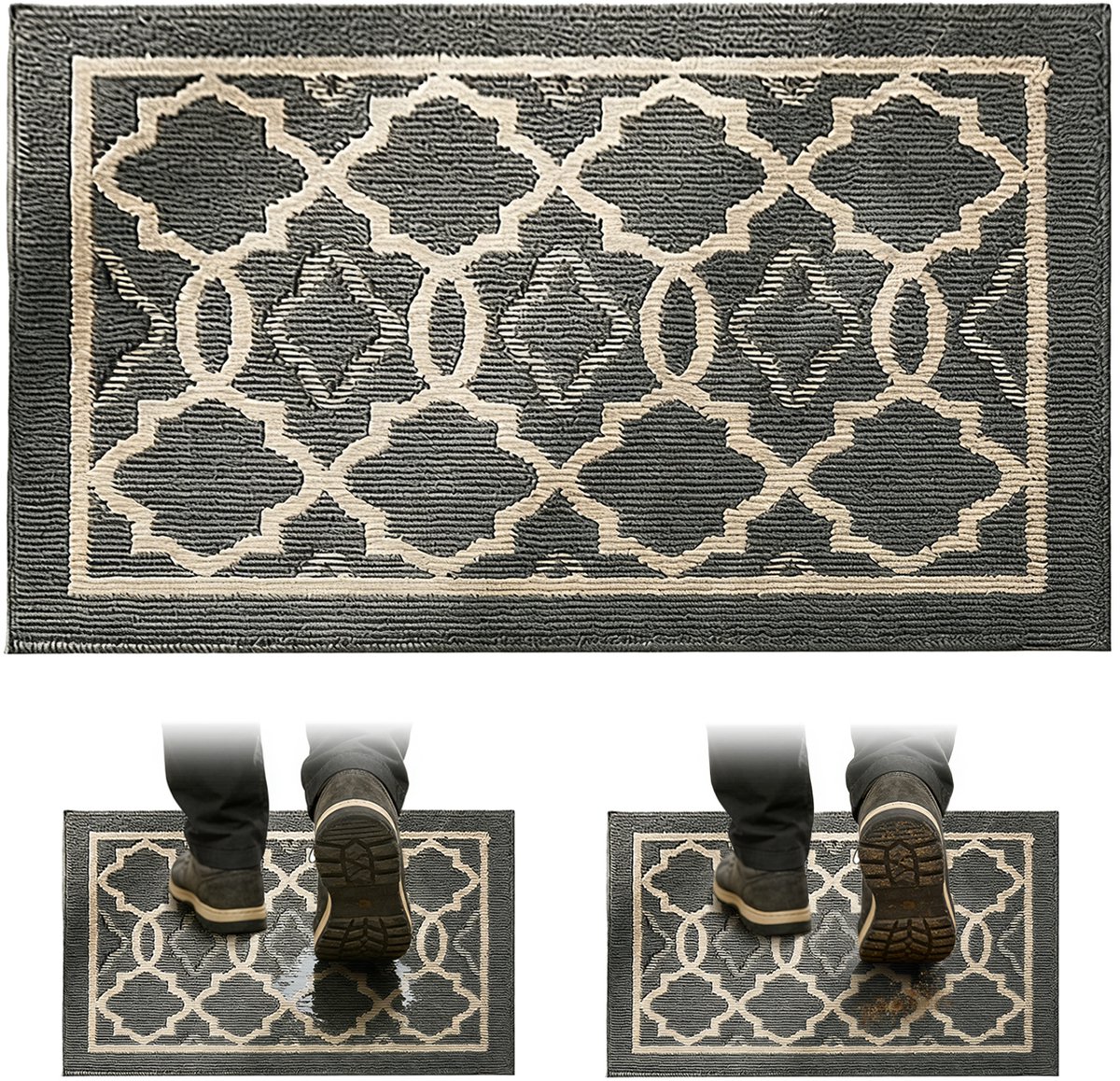 Buitenmatten - entreematten - buitenmat - wasbare voordeur matten - antislip, absorberende
