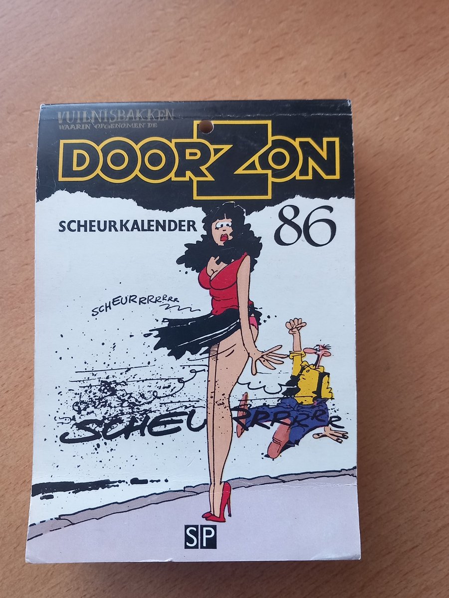 BE-SCHEURKALENDER DOORZON 1986