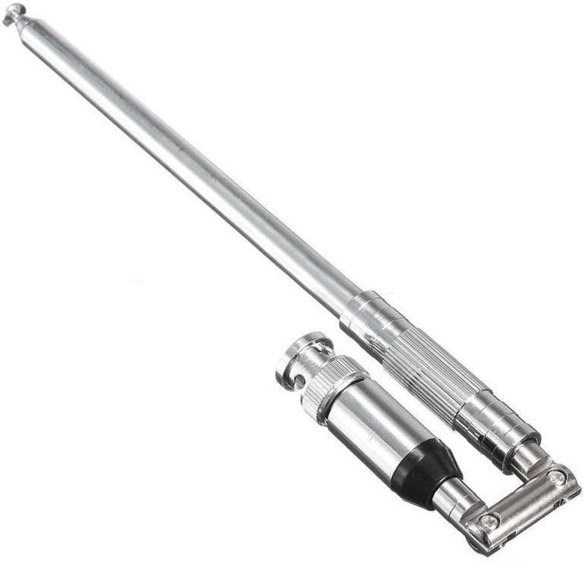Airband Radio Antenne - Interphone Antenne BNC - Verbeterde Signaalontvangst - Hoge Gain 5dBi - 120 cm - Zilver