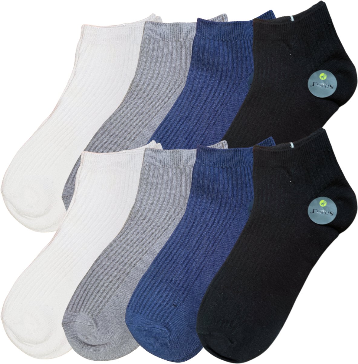 green-goose® Bamboe Sneakersokken - 10 Paar - 85% Bamboe - Maat 35-38 - Anti Zweet, Ecologisch en Duurzaam