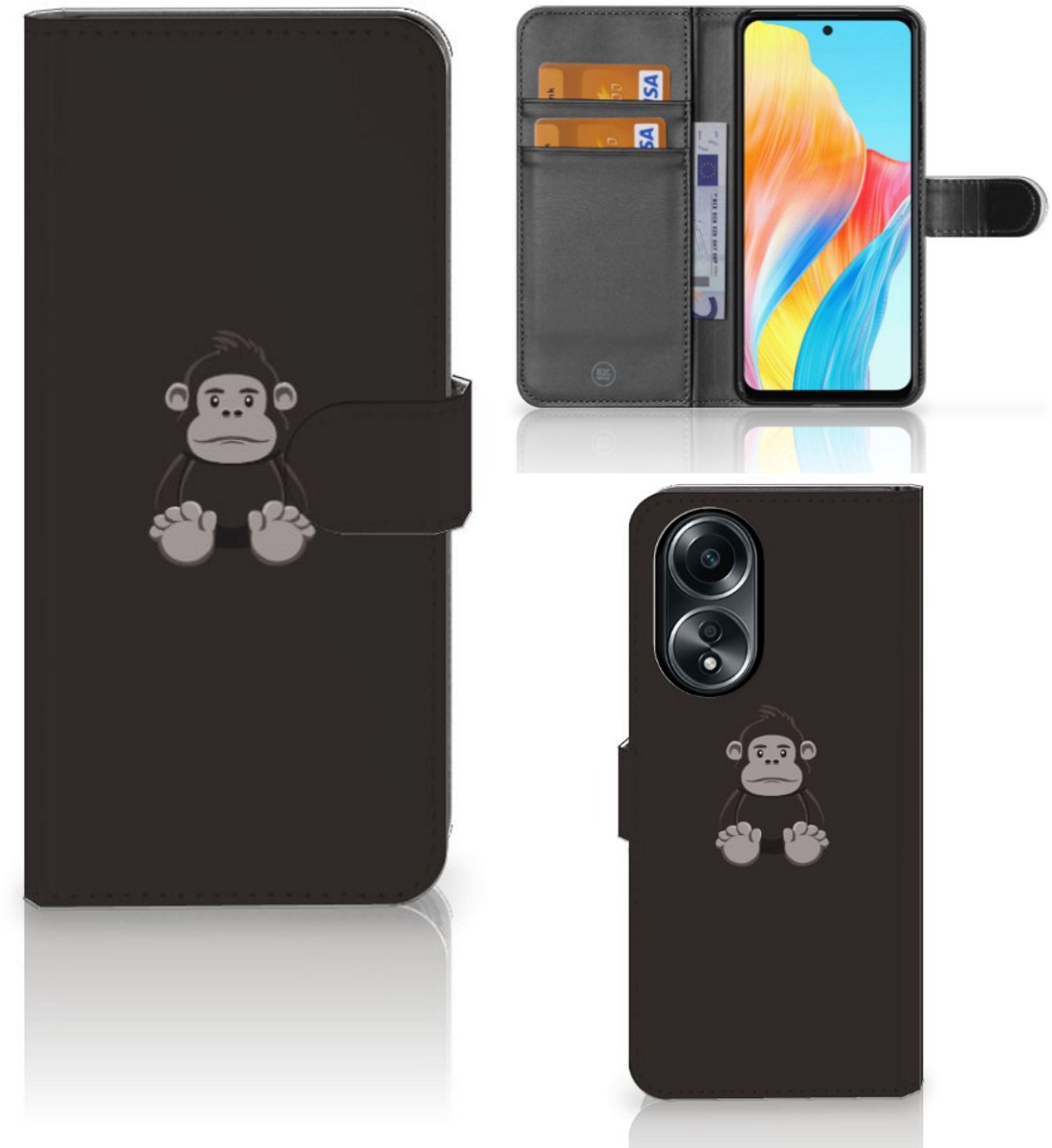 OPPO A58 4G Leuk Hoesje Gorilla