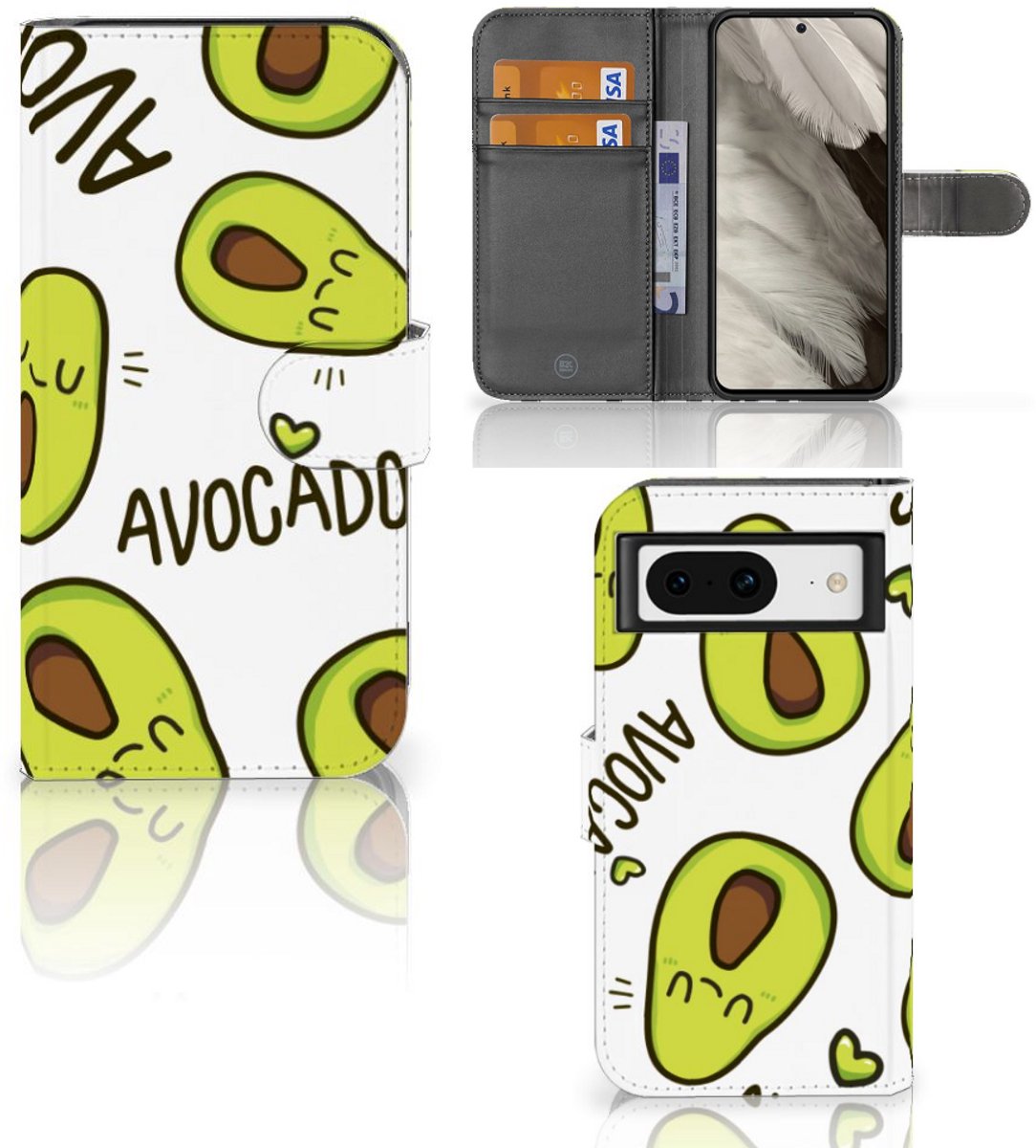 Google Pixel 8 Leuk Hoesje Avocado Singing