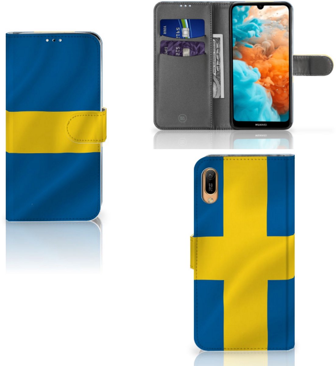 Huawei Y6 (2019) Bookstyle Case Zweden