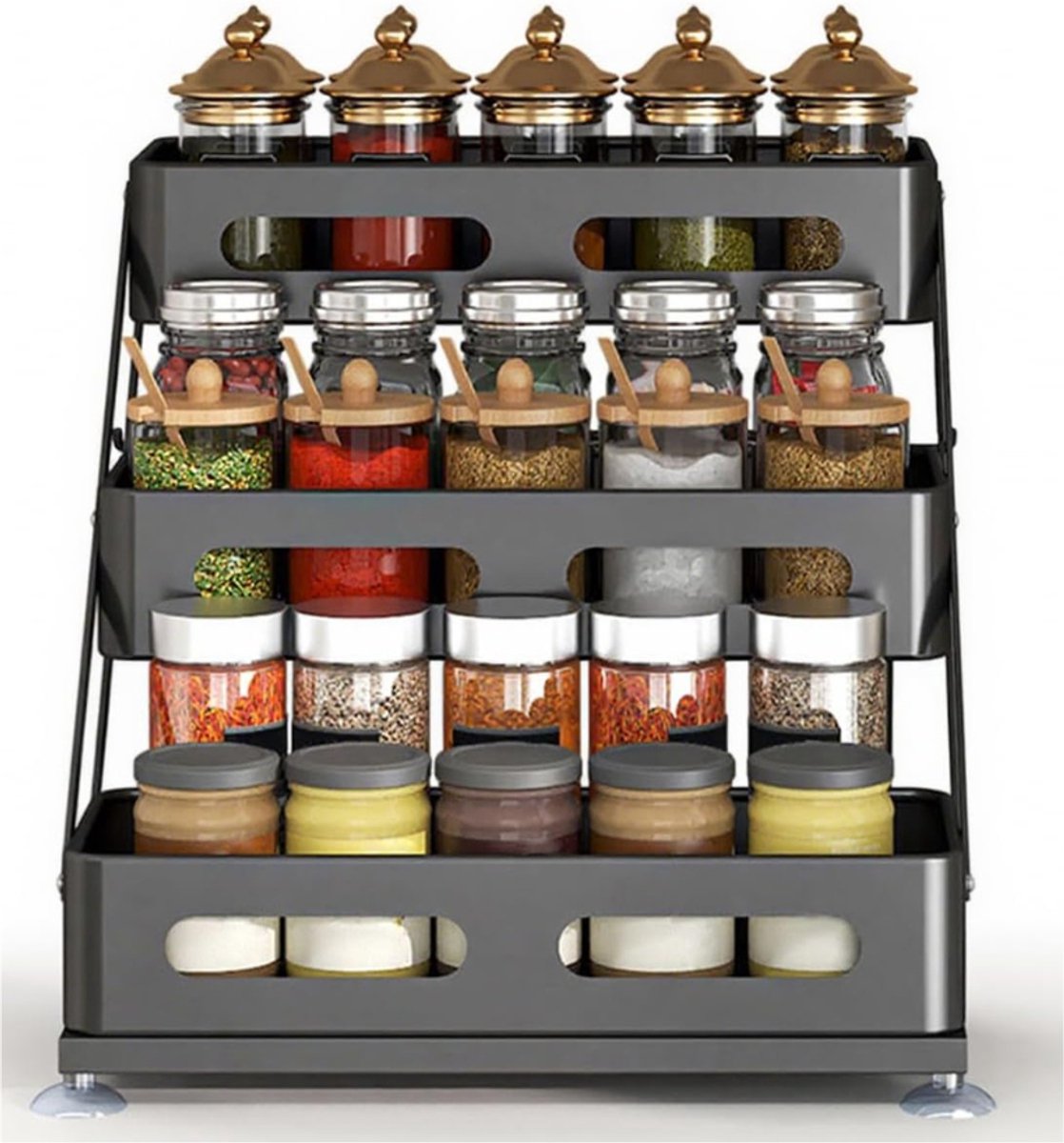 White-Label® Keukenrek Organizer - Aanrecht - Staand