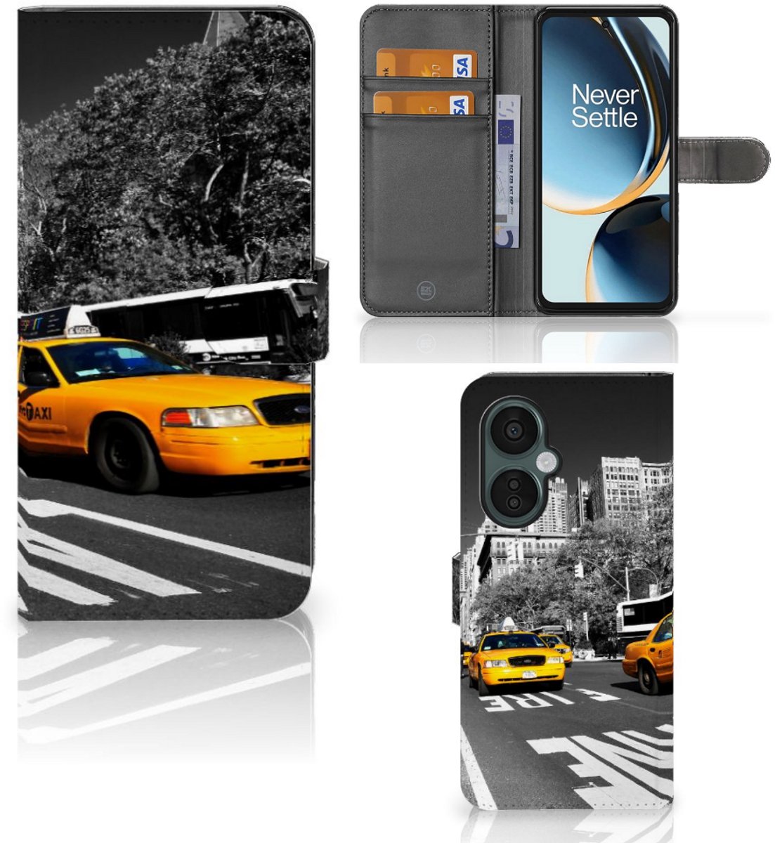 OnePlus Nord CE 3 Lite Flip Cover New York Taxi