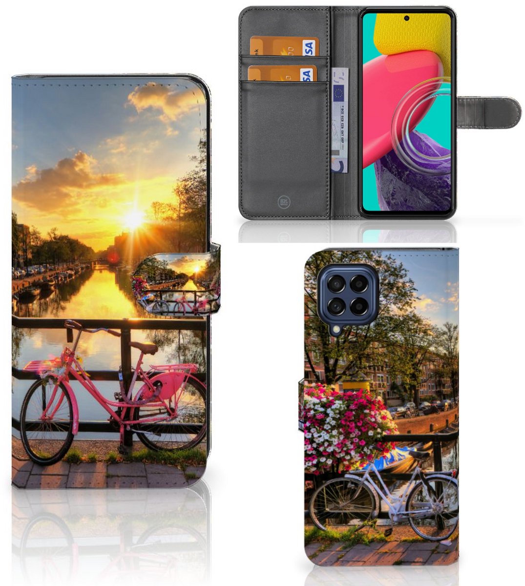 Samsung Galaxy M53 Flip Cover Amsterdamse Grachten