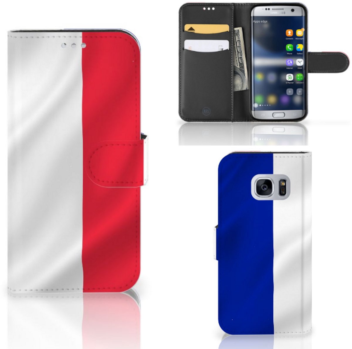 Boekhoesje voor Samsung Galaxy S7 Bookstyle Case Frankrijk