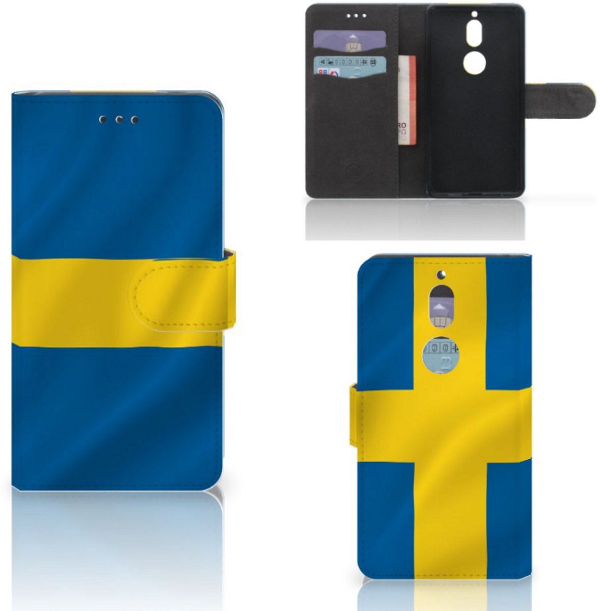 Nokia 7 Bookstyle Case Zweden