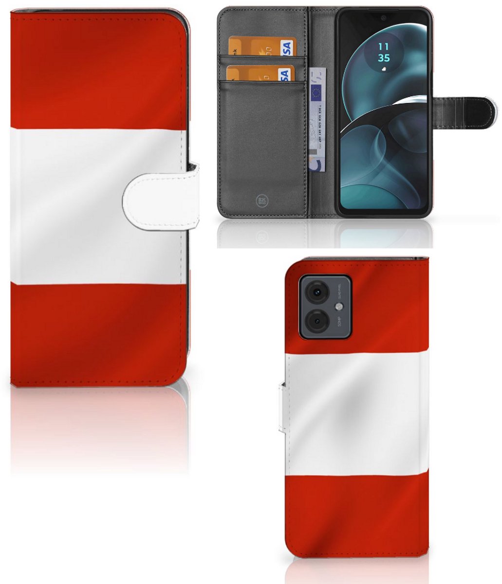 Motorola Moto G14 Bookstyle Case Oostenrijk
