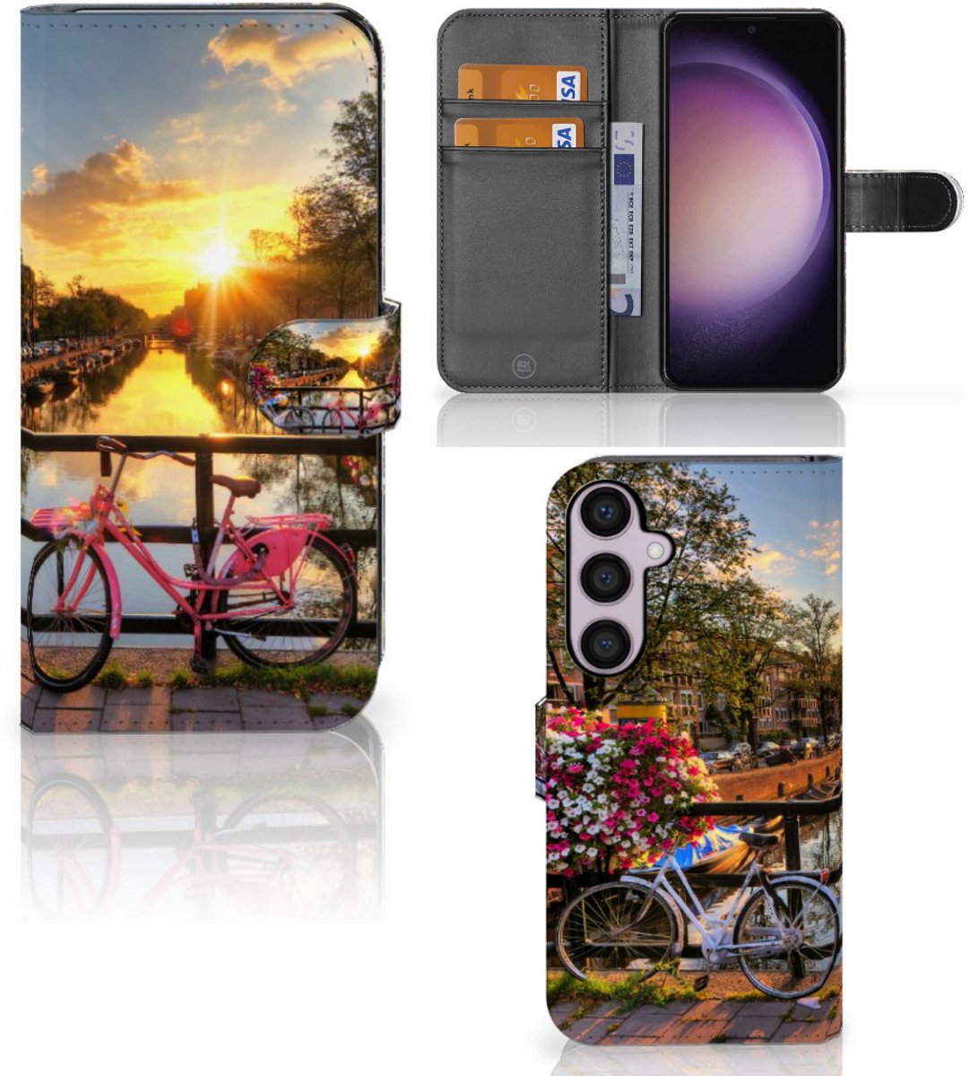 Samsung Galaxy S24 Plus Flip Cover Amsterdamse Grachten