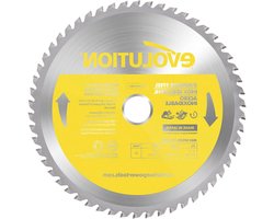 Evolution Power Tools S210TCT-54CS, zaagblad voor cirkelzagen, zagen van roestvrij staal, 210 mm