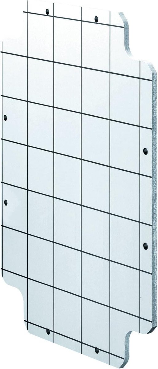 Montageplaat Isolatie - Bodemplaat Lade - Elektrische Uitrusting - Schuiflade - 240 x 190 cm - Grijs