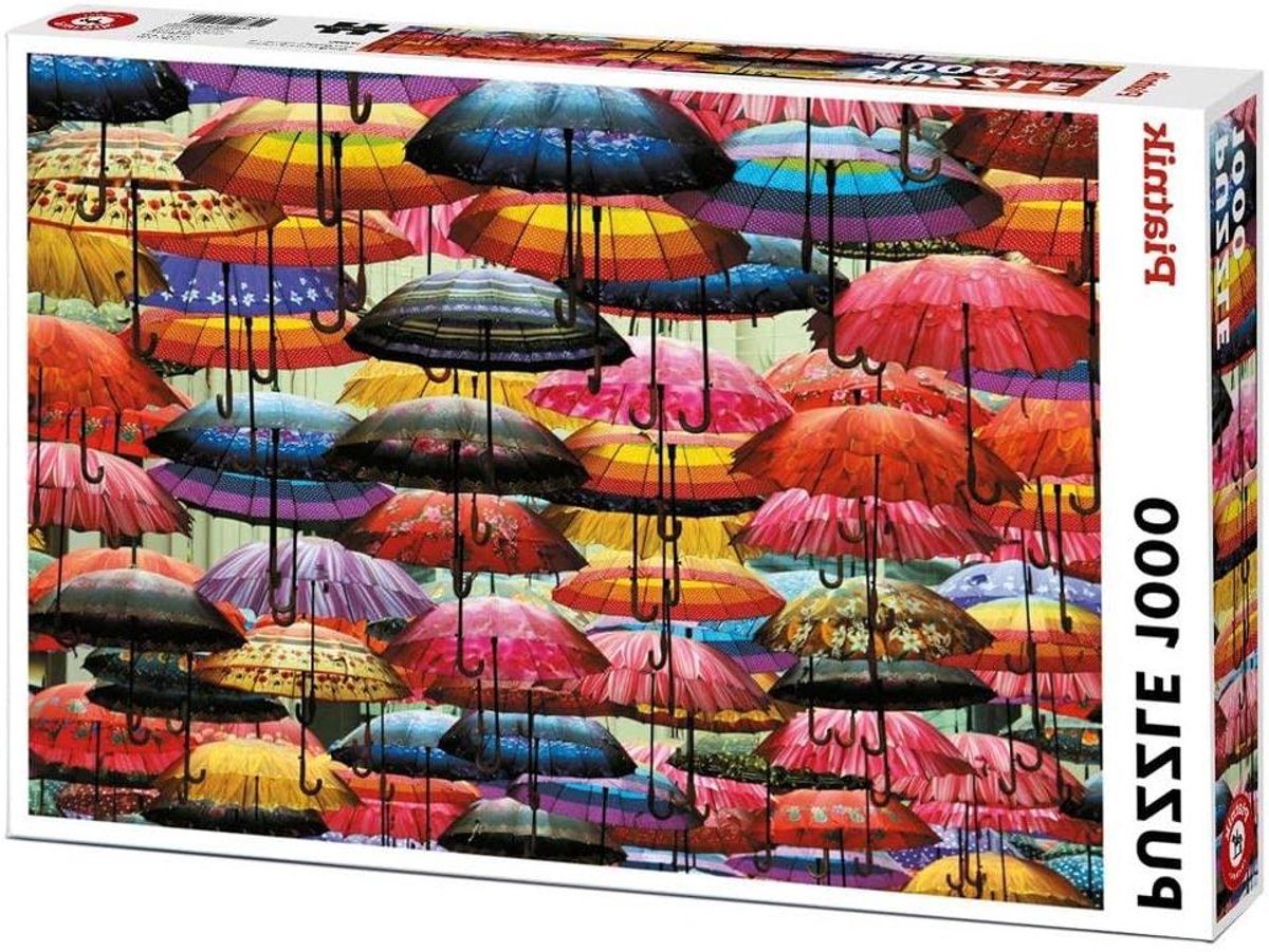 Legpuzzel 1000 stukjes - Puzzel volwassenen - Ontspanning thuis - Vintage geïnspireerde stijl - 68 x 48 cm - One Colour
