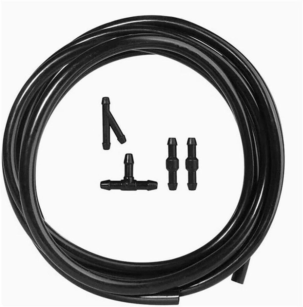 Ruitenwisserslang Reparatie - Slang Repareren - Auto Onderhoud - Universele Pasvorm - 1 Stuks - Zwart