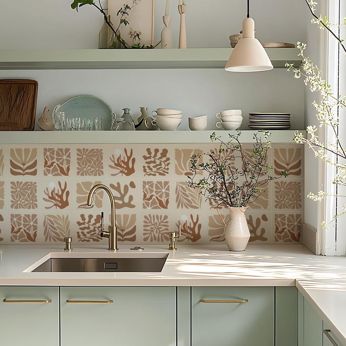 Zelfklevende Vinyl Wandtegels - Stickers Tegels - Keuken en Badkamer Decoreren - Waterdich