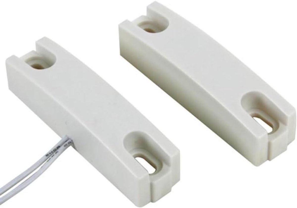 Magneetcontact - Reed schakelaar - Beveiliging huis - Verborgen klemmen - 25 mm dikte - Wit