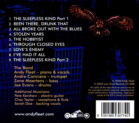 Sleepless Kind - Muziek Album - Muziek Luisteren - Geluidsopname - 12.5 x 14 x 0.7 cm - Niet gespecificeerd — afbeelding 2