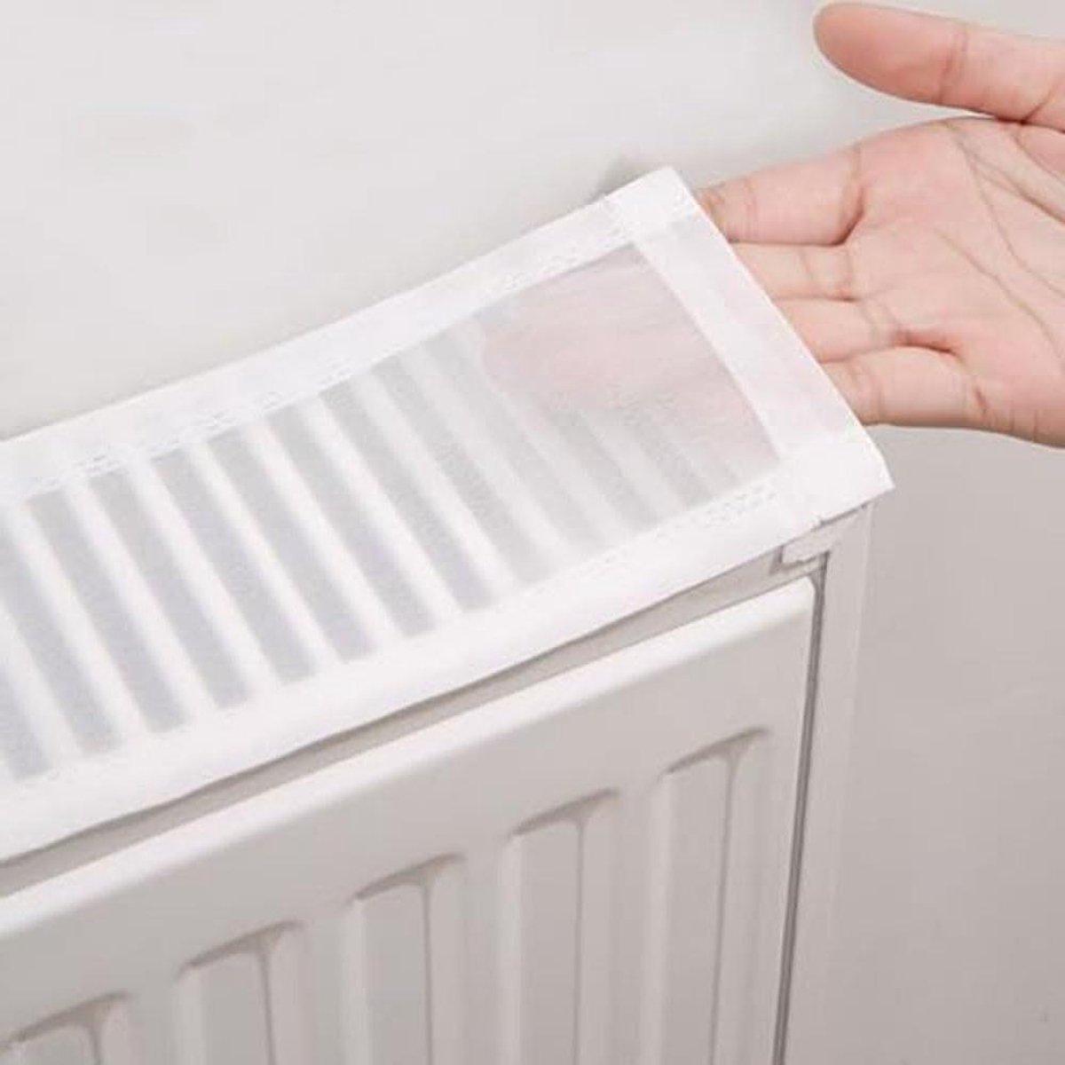 Radiator stofhoes - Radiator afdekking - Stof blokkeren - Magnetische bevestiging - 120 cm