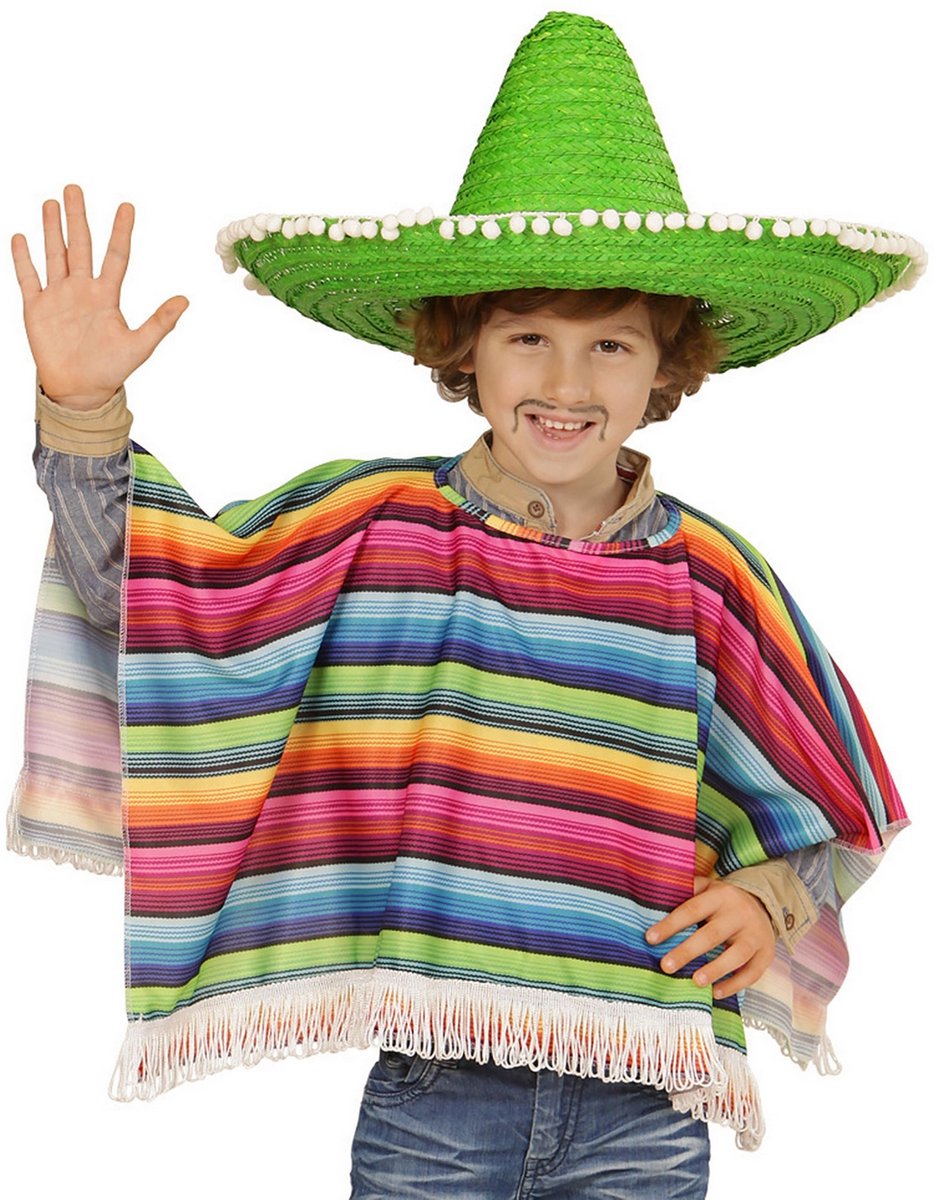 Mexicaanse poncho kinderen