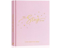 Allecto - - Baby Memory Book - Baby Journal - Genderneutraal - Roze - Scrapbook - Eerste 5 Jaar - Geschikt voor Nieuwe Ouders - Babyherinneringen