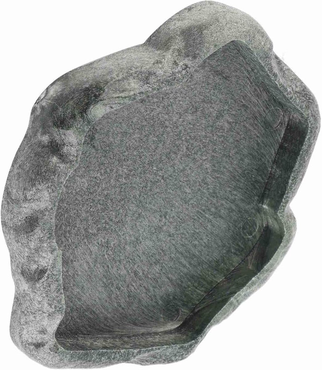 Reptiel Waterschaal Voedsel Kom Rock Feeder Reptiel Waterbak voor Schildpad Hagedis Gecko Schorpioen kameleons Luipaard Spider (S-groen)